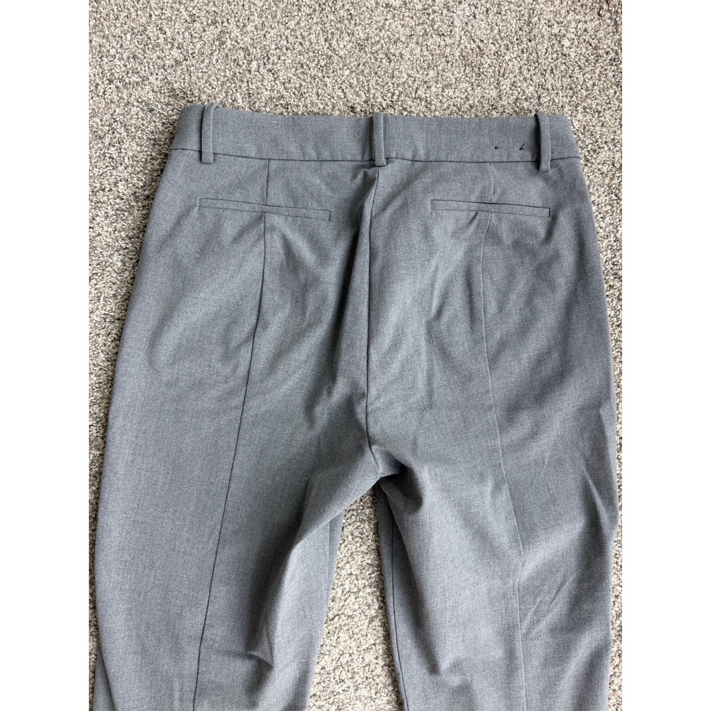 J.Crew Ruby Crop Pant Womens 10 Grey Slim Leg Stretch Career Trousers - Picture 7 of 7